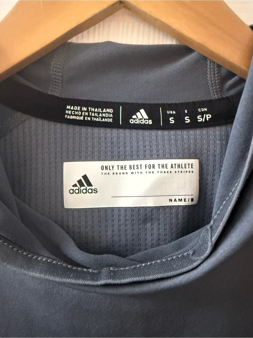 adidas Men’s Long-Sleeve Hooded Performance Top - Slate Gray Blue